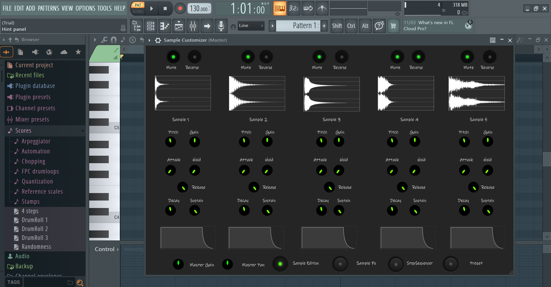 Page 1 Sample Customizer